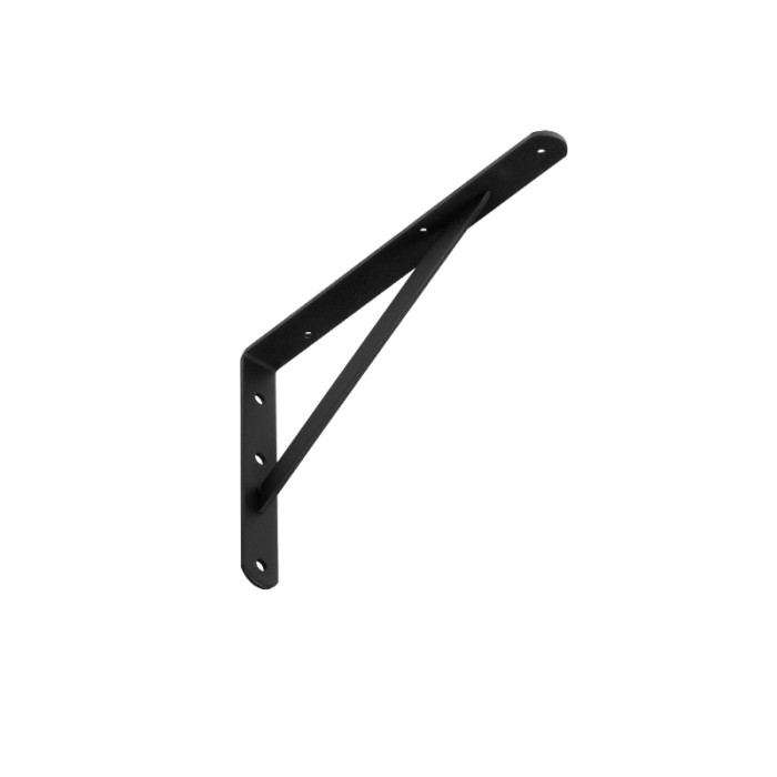 Stegkonsole, Regalhalter, Regalkonsole, Regalsystem - WSWP SCHWARZ Velano - 5