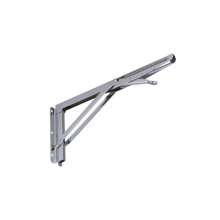 Klappkonsole, Regalhalter, Regalkonsole, Wandkonsole - WSA Chrom Velano - 4