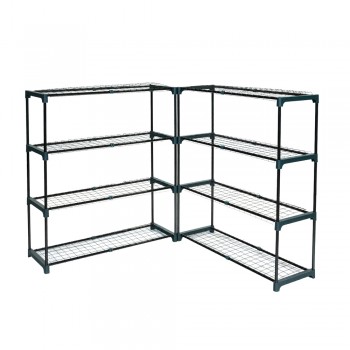 Gartenregal, Lageregal, Blumenbeet mit 4 Regalböden - GRO, 90x30x106 GRINDI IN THE GARDEN - 1