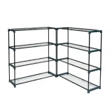 Gartenregal, Lageregal, Blumenbeet mit 4 Regalböden - GRO, 90x30x106 GRINDI IN THE GARDEN - 1