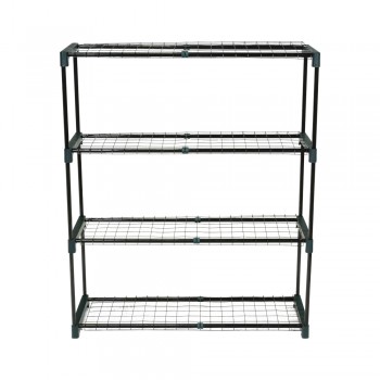 Gartenregal, Lageregal, Blumenbeet mit 4 Regalböden - GRO, 90x30x106 GRINDI IN THE GARDEN - 10