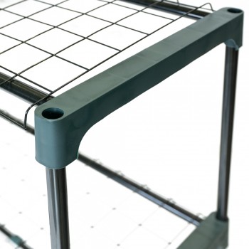 Gartenregal, Lageregal, Blumenbeet mit 4 Regalböden - GRO, 90x30x106 GRINDI IN THE GARDEN - 7