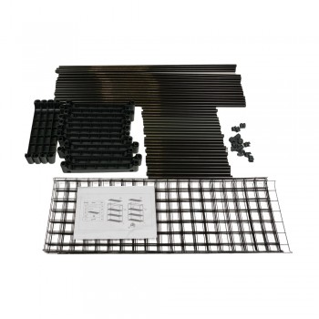 Gartenregal, Lageregal, Blumenbeet mit 4 Regalböden - GRO, 90x30x106 GRINDI IN THE GARDEN - 12