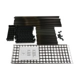 Gartenregal, Lageregal, Blumenbeet mit 4 Regalböden - GRO, 90x30x106 GRINDI IN THE GARDEN - 12