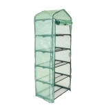 Foliengewächshaus Treibhaus Pflanzenhaus mit 5 Gitterböden - KALMIA II, 70x50x190 Grindi - 1