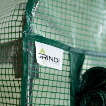 Foliengewächshaus Treibhaus Pflanzenhaus mit 5 Gitterböden - KALMIA II, 70x50x190 Grindi - 8