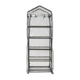 Foliengewächshaus Treibhaus Pflanzenhaus mit 5 Gitterböden - KALMIA II, 70x50x190 Grindi - 3