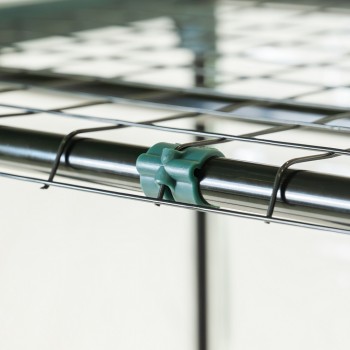 Foliengewächshaus Treibhaus Pflanzenhaus mit 5 Gitterböden - KALMIA II, 70x50x190 Grindi - 6