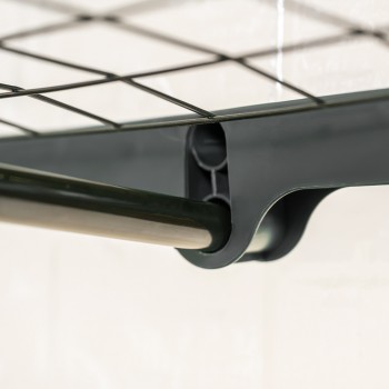 Foliengewächshaus Treibhaus Pflanzenhaus mit 5 Gitterböden - KALMIA II, 70x50x190 Grindi - 8