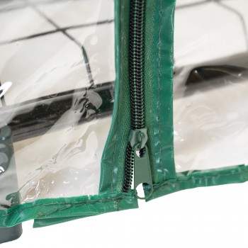 Foliengewächshaus Treibhaus Pflanzenhaus mit 5 Gitterböden - KALMIA II, 70x50x190 Grindi - 9