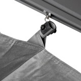 Garten Pergola Pavillon Terrassendach mit einstellbarem Stoffdach - Irda III 4x4m Grindi - 7