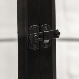 Gewächshaus Gartenhaus Treibhaus Polycarbonat - Salvia I - 240x240, schwarz GRINDI IN THE GARDEN - 5