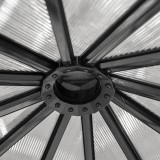 Gewächshaus Gartenhaus Treibhaus Polycarbonat - Salvia I - 240x240, schwarz GRINDI IN THE GARDEN - 7