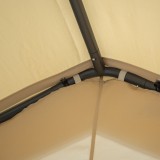 Gartenpavillon Partyzelt Festzelt PE 3x6m beige - GNO I GRINDI IN THE GARDEN - 8