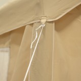 Gartenpavillon Partyzelt Festzelt PE 3x6m beige - GNO I GRINDI IN THE GARDEN - 10