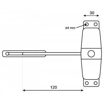 Türschließer Federbelastete Einstellbare - WHD DMX - 2