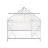 Gewächshaus Gartenhaus Treibhaus Alu Polycarbonat - Verbena I, weiß - 3,7x2,4m GRINDI IN THE GARDEN - 11 Gewächshaus Gartenhaus Treibhaus Alu Polycarbonat - Verbena I, weiß - 3,7x2,4m GRINDI IN THE GARDEN - 11