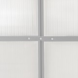 Gewächshaus Gartenhaus Treibhaus Alu Polycarbonat - Verbena I, weiß - 3,7x2,4m GRINDI IN THE GARDEN - 13 Gewächshaus Gartenhaus Treibhaus Alu Polycarbonat - Verbena I, weiß - 3,7x2,4m GRINDI IN THE GARDEN - 13