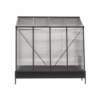 Gewächshaus Gartenhaus Treibhaus Alu - Arum I, anthracit - 2,5x1,9m GRINDI IN THE GARDEN - 8