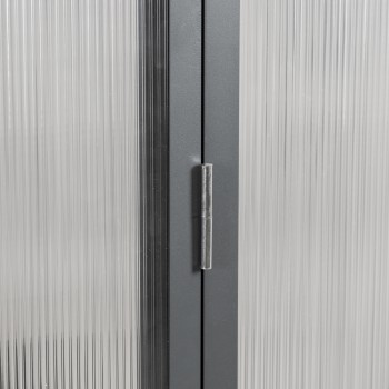 Gewächshaus Gartenhaus Treibhaus Alu - Arum I, anthracit - 2,5x1,9m GRINDI IN THE GARDEN - 14