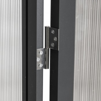 Gewächshaus Gartenhaus Treibhaus Alu - Arum I, anthracit - 2,5x1,9m GRINDI IN THE GARDEN - 7