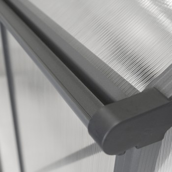 Gewächshaus Gartenhaus Treibhaus Alu - Arum I, anthracit - 2,5x1,9m GRINDI IN THE GARDEN - 17