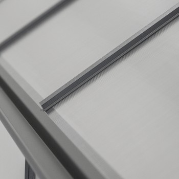 Gewächshaus Gartenhaus Treibhaus Alu - Arum I, anthracit - 2,5x1,9m GRINDI IN THE GARDEN - 19