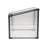 Frühbeet Treibhaus Mini Gewächshaus aus Polycarbonat - 60x51x51 - Magnolia I, schwarz GRINDI IN THE GARDEN - 4 Frühbeet Treibhaus Mini Gewächshaus aus Polycarbonat - 60x51x51 - Magnolia I, schwarz GRINDI IN THE GARDEN - 4