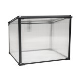 Frühbeet Treibhaus Mini Gewächshaus aus Polycarbonat - 60x51x51 - Magnolia I, schwarz GRINDI IN THE GARDEN - 5 Frühbeet Treibhaus Mini Gewächshaus aus Polycarbonat - 60x51x51 - Magnolia I, schwarz GRINDI IN THE GARDEN - 5