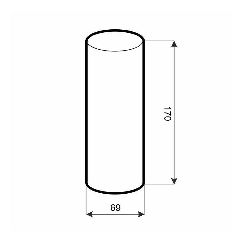 Einschlaghilfe für Einschlagbodenhülsen - PWD 170x69 DMX - 4