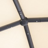 Garten Pergola Pavillon Terrassendach mit Stoffdach - Simi - beige, 3,8x3,8m GRINDI IN THE GARDEN - 7