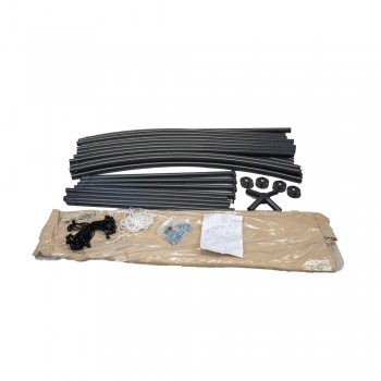 Garten Pergola Pavillon Terrassendach mit Stoffdach - Simi - beige, 3,8x3,8m GRINDI IN THE GARDEN - 10