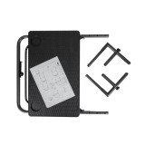 Balkon Klapptisch Hängetisch Klappbarer - SSB 4, Schwarz - 60x60x73 Grindi - 6