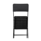 Balkonklappstuhl Klappbarer Gartenstühle - SSC 1, 2 Stück - 58x46x81, schwarz GRINDI IN THE GARDEN - 2