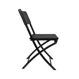 Balkonklappstuhl Klappbarer Gartenstühle - SSC 1, 2 Stück - 58x46x81, schwarz GRINDI IN THE GARDEN - 3