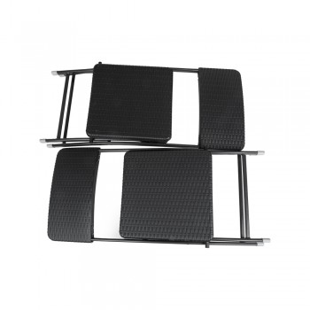 Balkonklappstuhl Klappbarer Gartenstühle - SSC 1, 2 Stück - 58x46x81, schwarz GRINDI IN THE GARDEN - 5