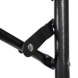 Balkon Klapptisch Hängetisch Klappbarer - SSB 5, braun - 60x60x73 Grindi - 6