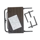 Balkon Klapptisch Hängetisch Klappbarer - SSB 5, braun - 60x60x73 Grindi - 7