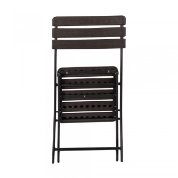 Balkonklappstuhl Klappbarer Gartenstühle - SSC 2, 2 Stück - 58x46x81, braun GRINDI IN THE GARDEN - 4