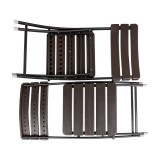 Balkonklappstuhl Klappbarer Gartenstühle - SSC 2, 2 Stück - 58x46x81, braun GRINDI IN THE GARDEN - 6