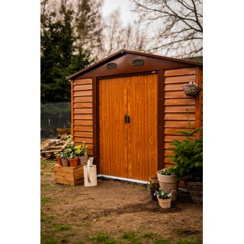 Gerätehaus Geräteschuppen Gartenhaus aus Metall - Arbor IV - 323x278x215 Grindi - 2