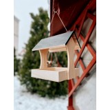 Vogelfutterhaus Vogelhäuschen Vogelhaus 23x21x25,5 - KRM 3 Grindi - 2