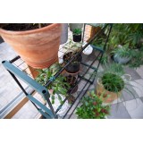 Gartenregal, Lageregal, Blumenbeet mit 4 Regalböden - GRO, 90x30x106 GRINDI IN THE GARDEN - 5