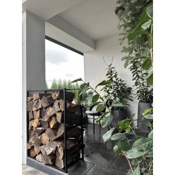 Kaminholzregal Kaminholzständer Holzaufbewahrung 80x35x100 - Pren Grindi - 4