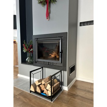 Kaminholzregal Kaminholzständer Holzaufbewahrung 43x35x36 - Hazo Grindi - 3