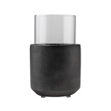 Bioethanol Tischkamin Runder Freistehender Biokamin - 12x20, LAWU I schwarz GRINDI IN THE GARDEN - 3