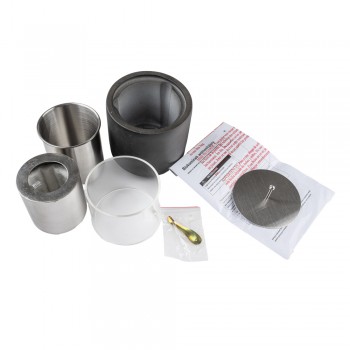 Bioethanol Tischkamin Runder Freistehender Biokamin - 12x20, LAWU I schwarz GRINDI IN THE GARDEN - 5