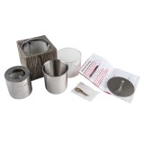 Bioethanol Tischkamin Rechteckiger Freistehender Biokamin - 12x20, LAWU II Holzimitat GRINDI IN THE GARDEN - 5