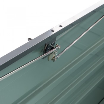 Metall-Gartenbox Kissenbox Auflagenbox 600l - 165x70x62 - Orto II Grindi - 8