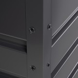 Metall-Gartenbox Kissenbox Auflagenbox 600l - 165x70x62 - Orto II Grindi - 10